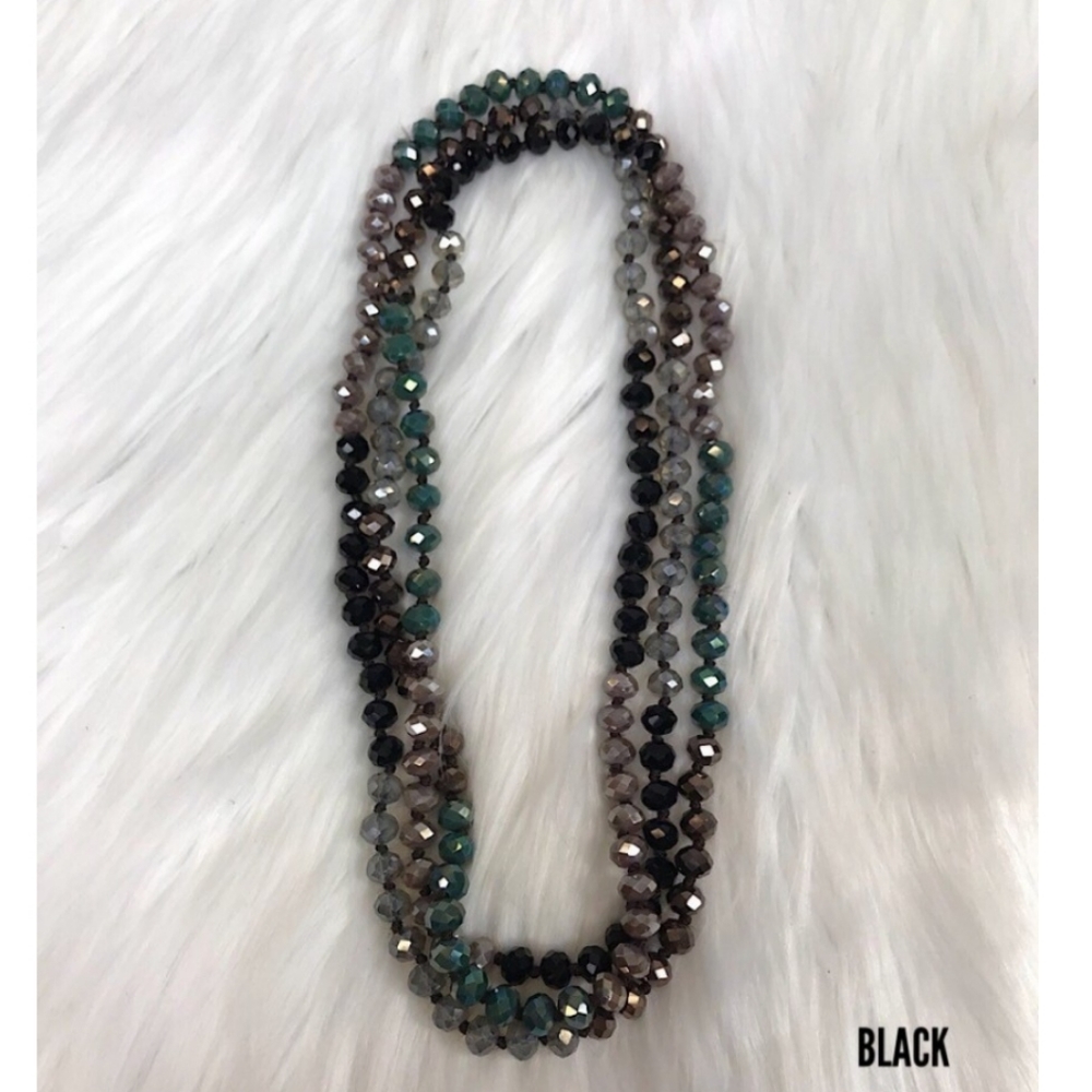 NWOT Hawthorne Multi Color Glass Bead Necklace. - Picture 3 of 8